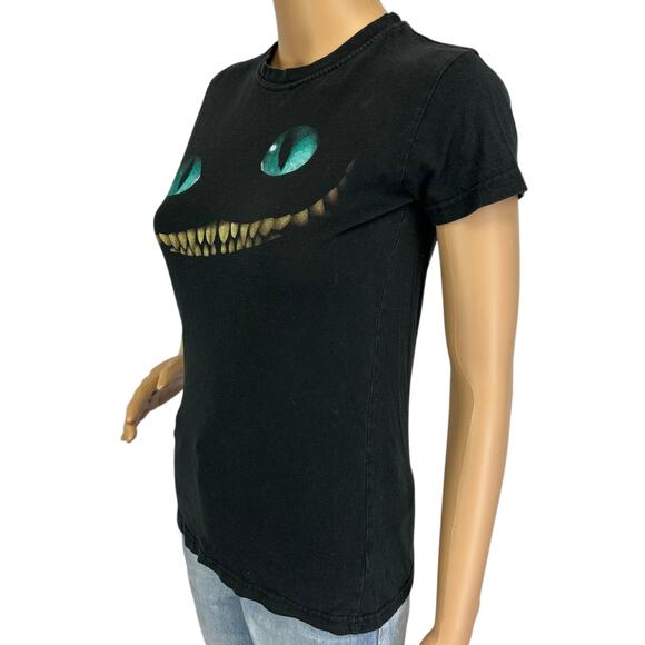 Disney Official 2010 Alice in Wonderland Cheshire Cat Shirt RARE Women's Size S - Picture 3 of 8